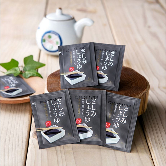 일회용간장소스 사사미간장소스 4g 회초밥간장소스 생선소스, 1개