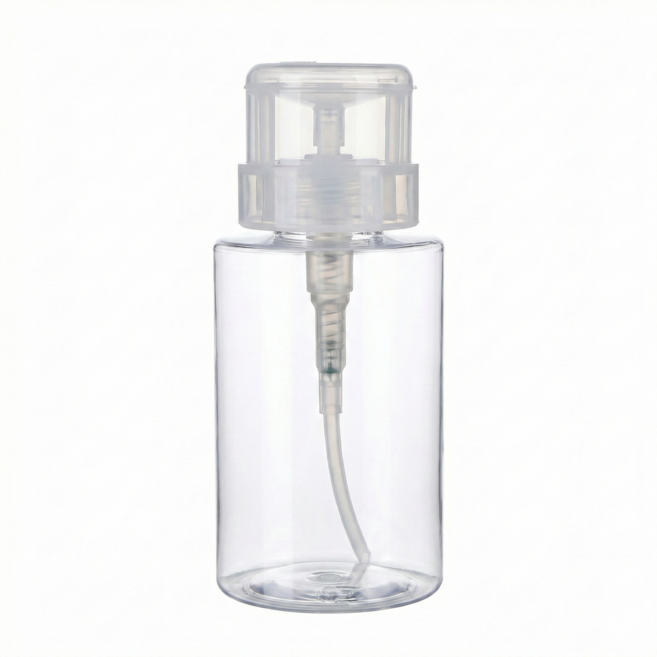 화장품 디스펜서 용기, 2개, 투명