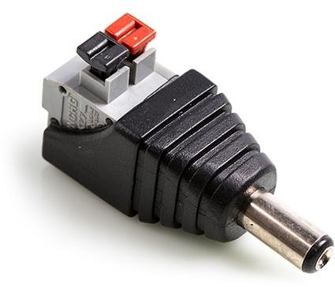 DC잭 플러그 M 5.5X2.5 푸쉬 터미널 커넥터