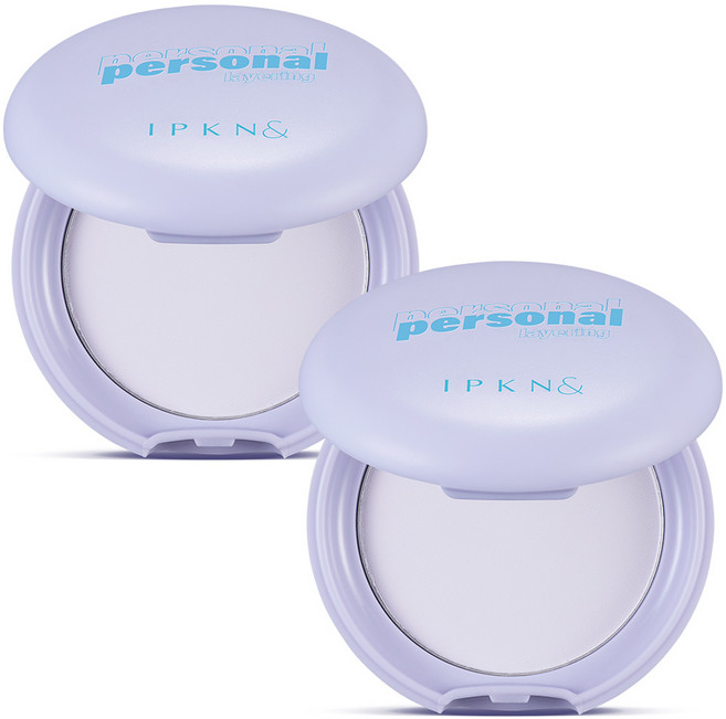 입큰 퍼스널 톤 코렉팅 블러 팩트 1+1 /칙칙한 피부톤에 생기 가득 충전 피부 저자극테스트 완료 라벤더 2개