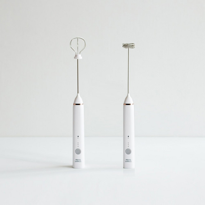 미니 전동 우유거품기 자동휘핑기 무선 머랭치기 기계, 1개, 휴대형