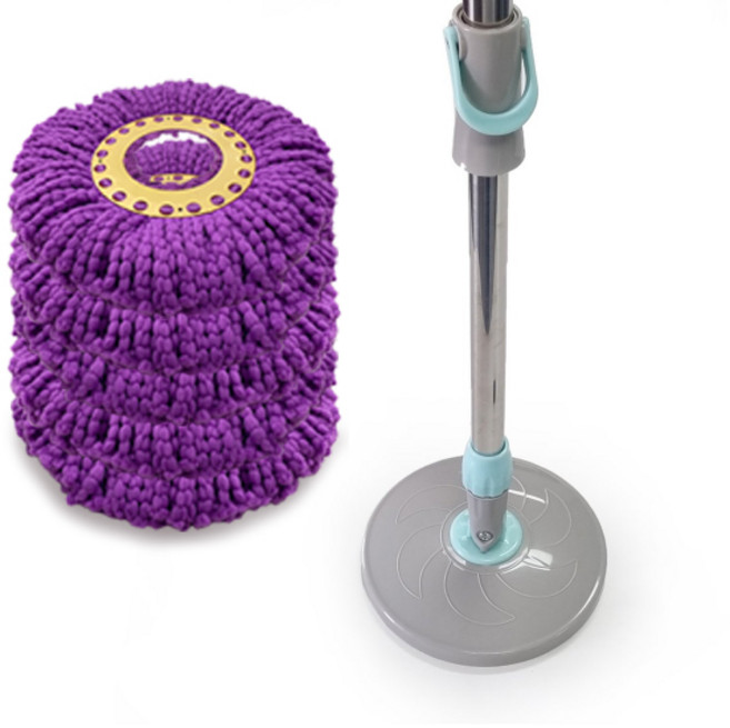 동글이청소기 전용 봉세트+극세사걸레 5장 통돌이 걸레봉세트모음, 동글이 봉세트+백색걸레3장, 1개