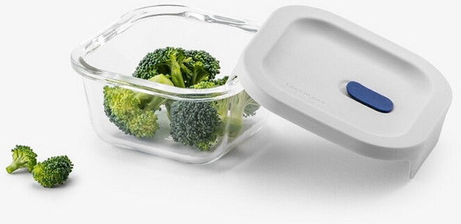 락앤락 탑클라스 실리콘뚜껑 유리밀폐용기 [+가쯔 전자렌지 용기 1P] 세트 냉동밥보관용기 내열유리 반찬통 오븐글라스, 1개, 클리어