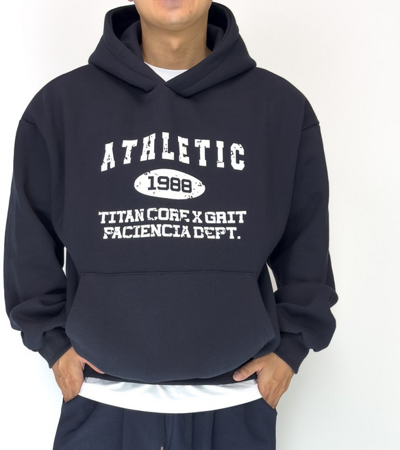 PACIENCIA 타이탄 오버핏 후드 기모