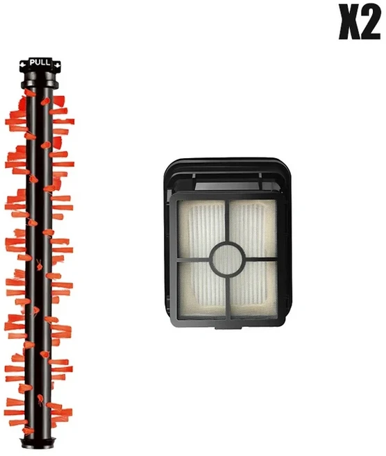 Bissell 크로스웨이브 1713 펫 프로 2224E 무선 2582E 시리즈 1866 1934 1926 모터 필터 메인 브러시 롤 바, 21 2pcs