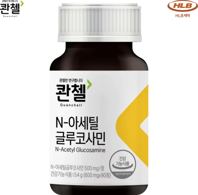 콴첼 N 아세틸 글루코사민, 90정, 1개 - 쿠팡