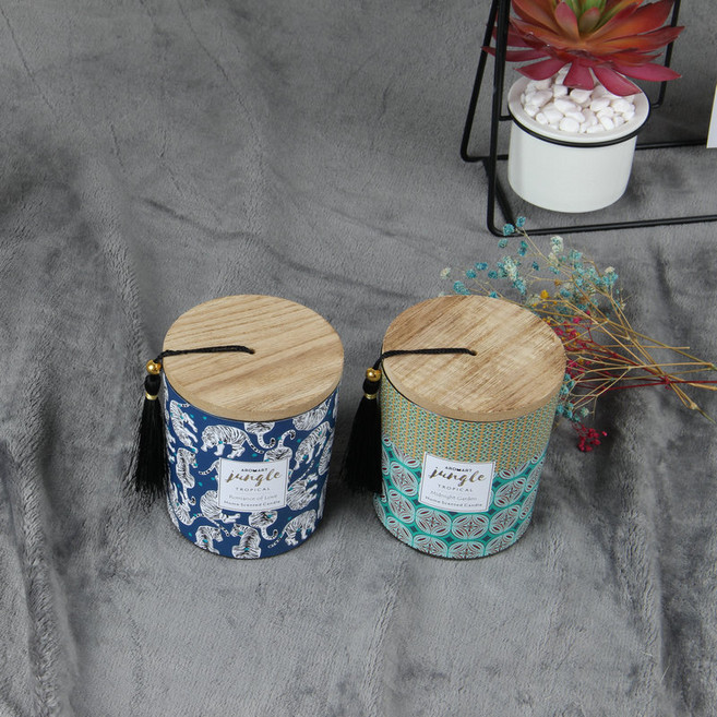 선물 천연소이캔들 아로마 향초 수제 아이디어 잡냄새제거 가정용 북유럽 스타일 에센셜 오일 로맨스 향기 향기 침실, 8.8*11.2CM, 1개