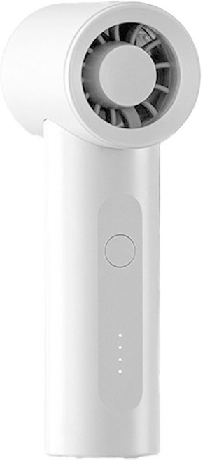 口袋風扇 渦輪風扇 兒童風扇 隨身風扇 充電式 高速風扇 桌立風扇, 白色, OnePower手持式電風扇F02-M