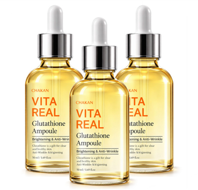 기미 잡티 주근깨 미백 비타리얼 글루타치온 앰플, 3개, 50ml