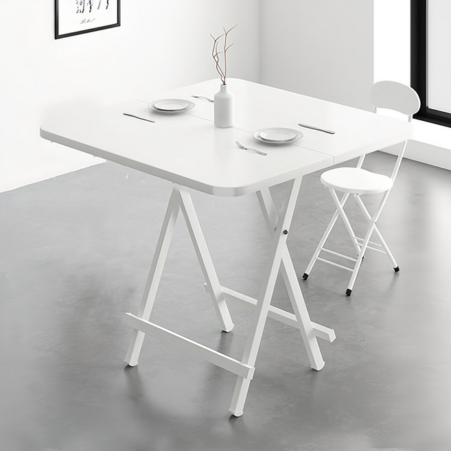 가구느낌 홈 접이식 테이블, 화이트