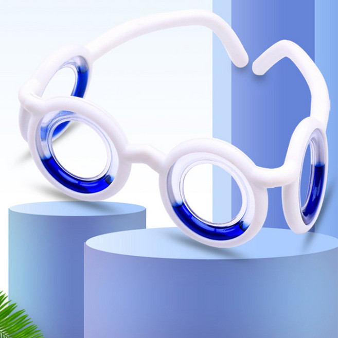 비아워게스트 멀미 방지 원형 안경 혼합색상, 1개