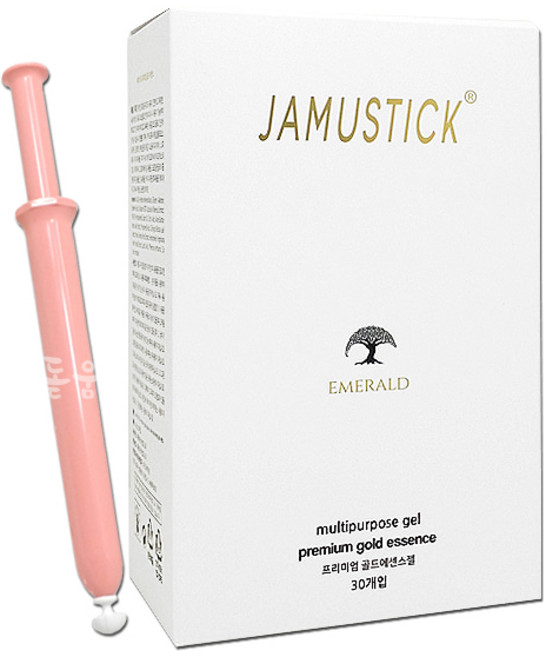 [mini gel] 자무스틱 에메랄드 프리미엄 골드 에센스젤 (30개입) JAMUSTICK multipurpose gel premium gold essence, 57g, 1개