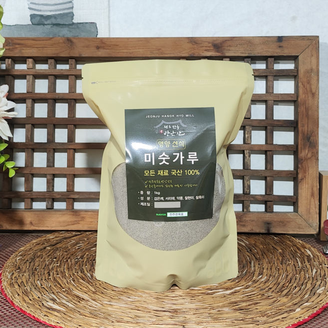 전주한옥효 국산영양선식 미숫가루, 1개, 1kg