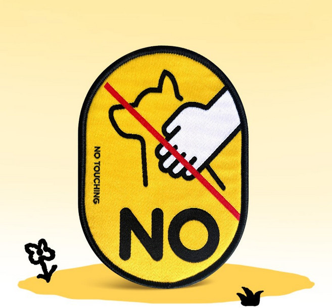 파스텔펫 반려동물 펫티켓 산책와펜 인식표, 타입E, 1개