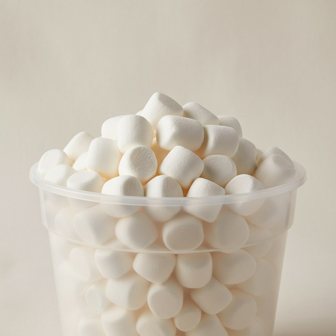 무첨가 두쫀쿠 마시멜로 500g, 4개