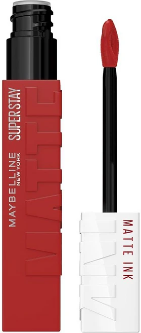Maybelline 슈퍼 스테이 매트 잉크 리퀴드 립 컬러 무드메이커 립스틱 컬렉션 오래 지속 트랜스퍼 프루프 립 메이크업 플레저 시커 레드 1개입, 335 허슬러, 1개 - 쿠팡