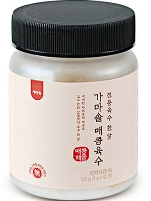 예찬원 조미료 고체형 육수팩 가마솥 매콤해물, 120g, 6개