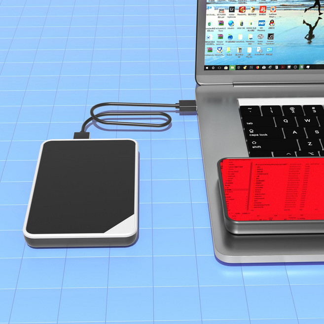 비잽 BZ36 1T 500G 320G 250G USB3.0 외장하드, 크림화이트, 500GB