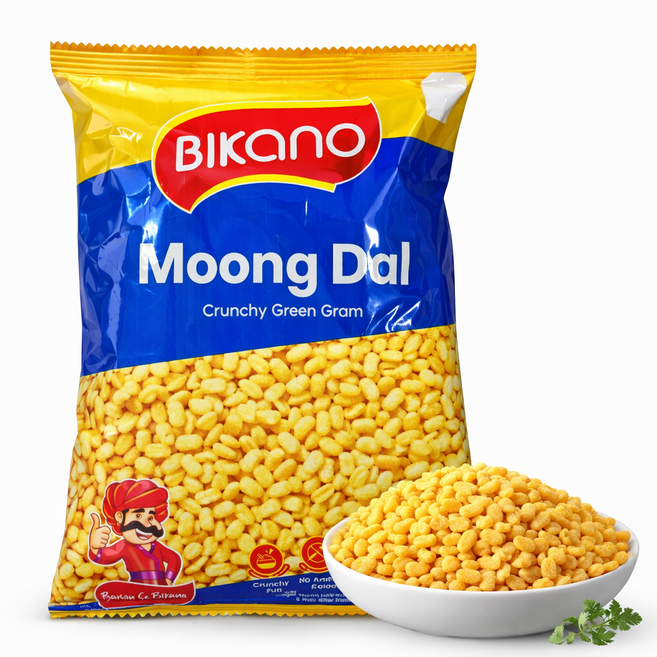 비카노 뭉달 Bikano Moong dal VIKANO 몽달 INDIAN INDIA FOOD 음식 식품 수입 과자 SNACK 푸드, 1개, 150g