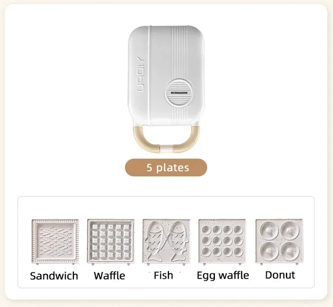 다기능 와플 기계 전기 샌드위치 메이커 토스터 베이커 아침 식사 기계 вафельница torradeiras