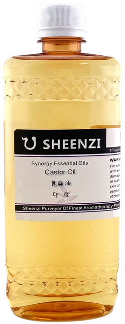 SHEENZI 蓖麻油 基礎油 冷壓萃取 按摩SPA用油 印度產區, 500g, 1個