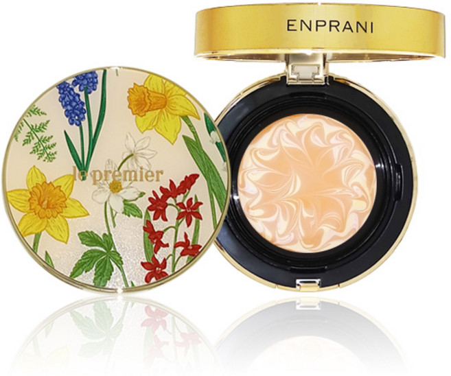 엔프라니 르 프리미어 에센스 드롭 커버 팩트 기획본품+리필, 21호 라이트 베이지, 1개