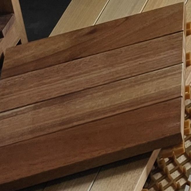 조립식 데크타일 사람에 좋은 자연미 예쁜색 베란다 현관 거실 등 다용도 소나무 원목발판 3칸-대(60cm) 구성 6개 포장, 1개, 연노랑