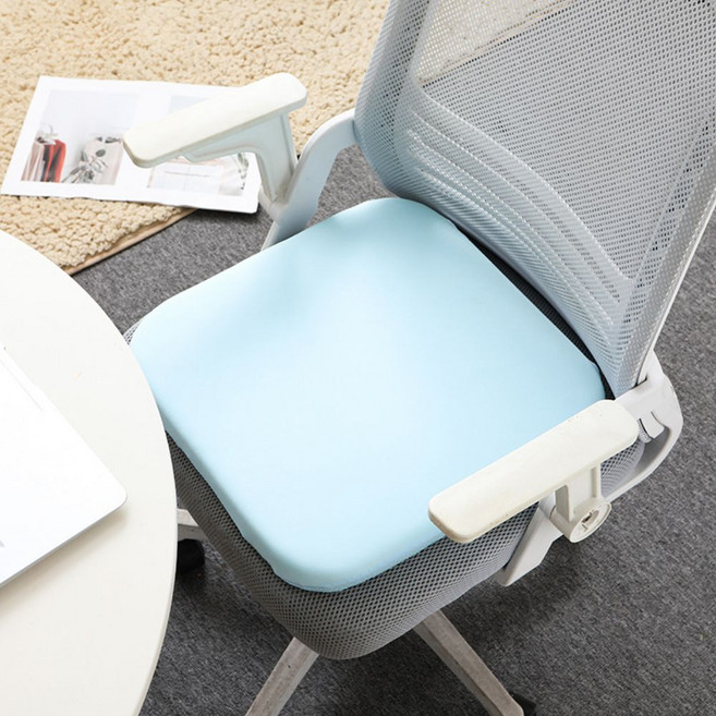 기프템 메모리폼 의자 방석 40x40 식탁 사각 사무실 논슬립