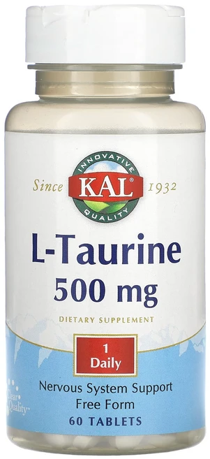 KAL l-타우린 500mg 60정, KAL l타우린 500mg 60정, 1개 - 쿠팡