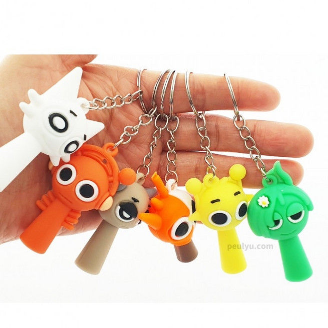 스프런키 피규어 키링 랜덤 1개, 10개, 원컬러