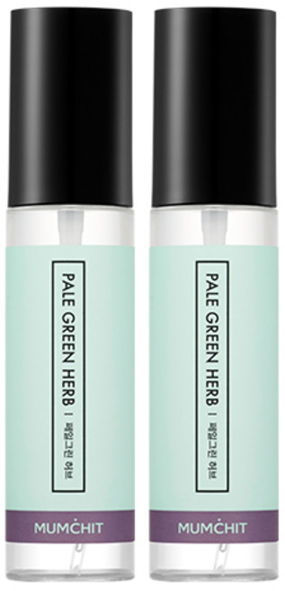 멈칫 섬유향수, 페일그린 허브, 70ml, 2개