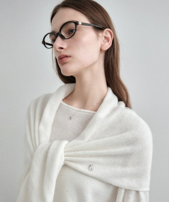 브랜드정품 몽돌 MONGDOL 알파카 니트 숄 머플러 MDAC042_4 Colors 134399