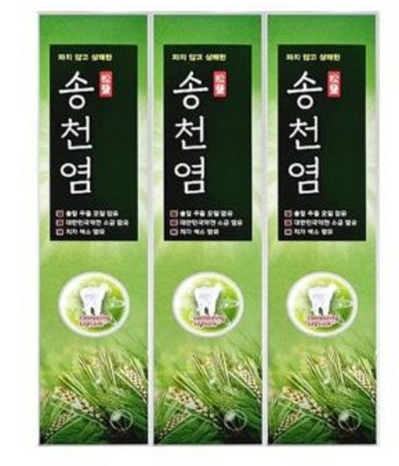 아모레퍼시픽 메디안 송천염 소금잇몸 120g 치약, 60개