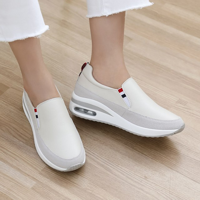 제이슈 소가죽 영원 에어 슬립온 4.5cm