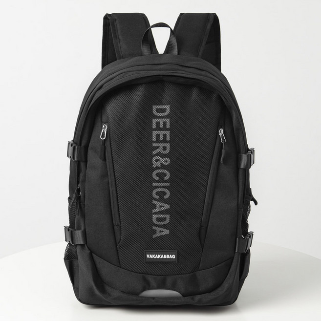 엔도르시 여성용 레터링 캐주얼 노트북 수납 데일리 백팩 EBA632