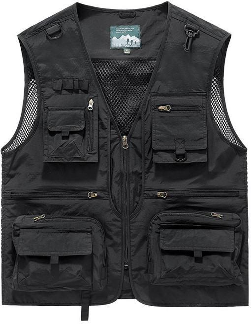 UPPERCUT 남녀공용 다용도 기능성 조끼 캠핑 등산복 현장 작업복 낚시조끼 탈부착 여름작업조끼 배달복 빅사이즈 여름조끼