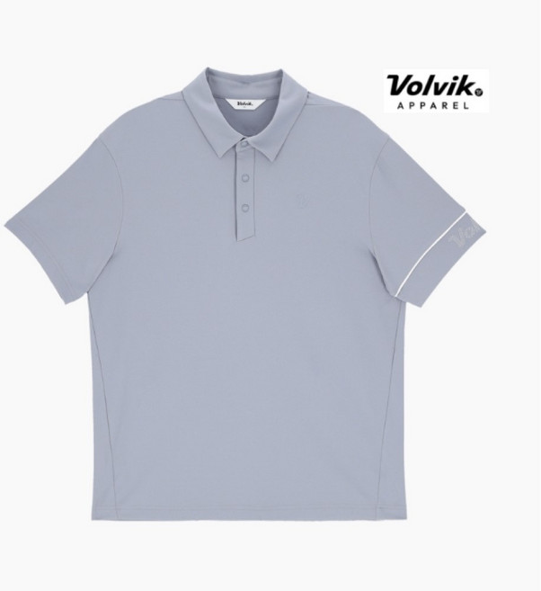 볼빅 남성 골프 미니 PQ 제에리 반팔 티셔츠 VMTSQ391_GL (그레이블루)