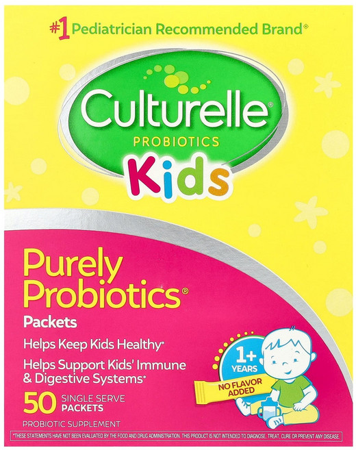 컬처렐 Purely Probiotics 만 1세 이상 어린이용 무맛 개별 포장 50팩, 1개, CTL40026