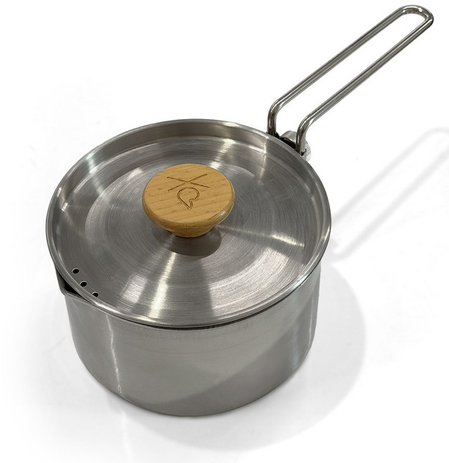 스텐 1L 코펠 주전자 sus 304 미니포트 냄비, 1개