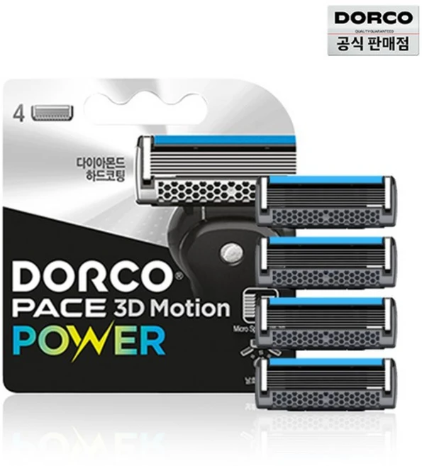 페이스 3D 모션 파워 면도날 4입, 1개 - 쿠팡