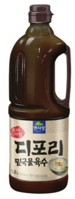 면사랑 디포리육수 1.8L, 3개