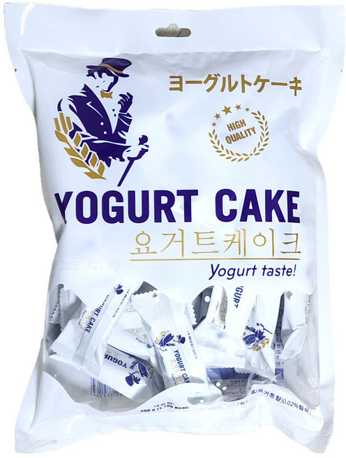 요거트 케이크 요거트맛 개별포장 간식 250g, 1개