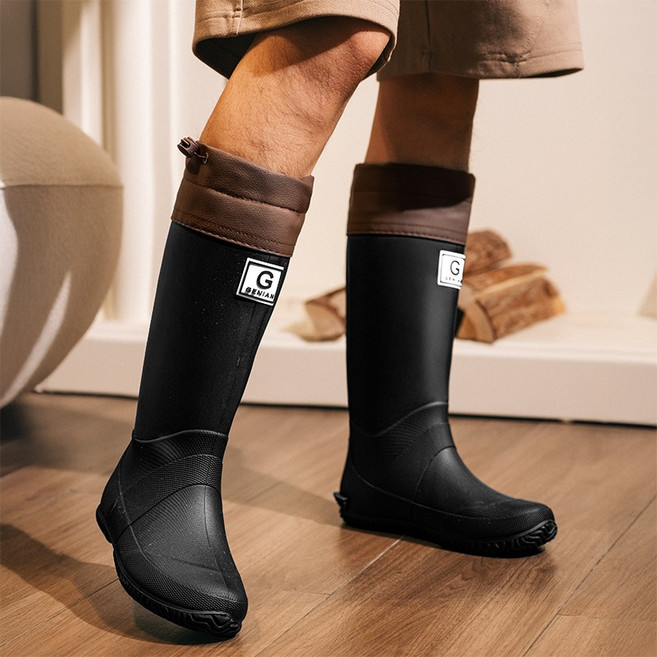 완전방수 접이식 레인부츠 남녀커플 투게더 등산 캠핑 장마 논슬립 장화 초경량 조절끈