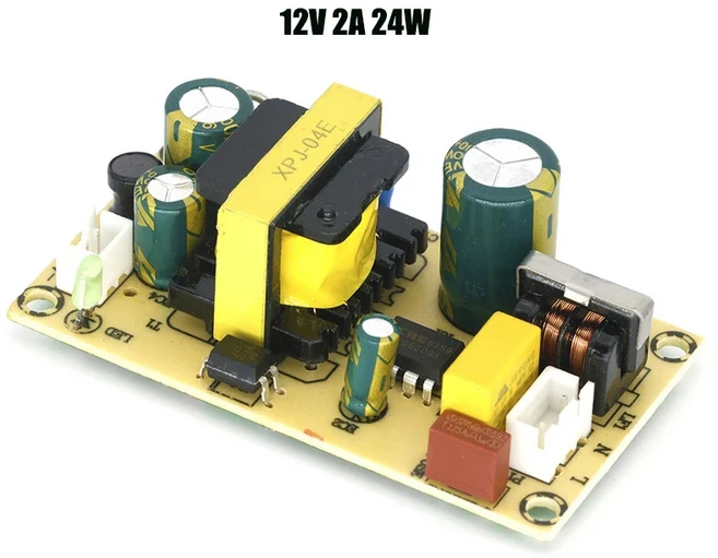 신형 50/60HZ 정밀 벅 AC DC 컨버터 전원 어댑터 220V에서 12V 공급 모듈 1A 2A 스텝 다운 트랜스포머, 01 12V 2A