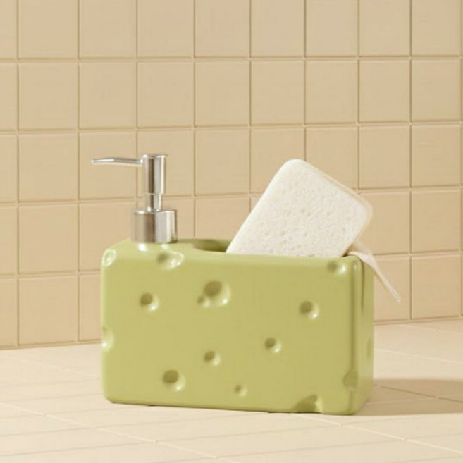 무드릭스 릭스 세라믹 수납 디스펜서, 피스타치오, 1개