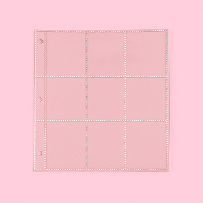 KBO 띠부씰 앨범 속지 포켓몬 띠부띠부씰 포환 프로야구 선수 카드 바인더 속지, 띠부속지20매