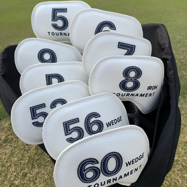 아이언커버 웨지커버 골프채커버 골프채헤드커버 아이언커버세트 웨지커버세트 골프클럽커버 토너먼트, 56, 1개