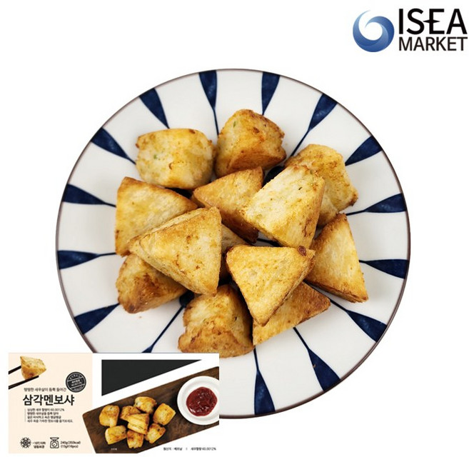 삼각 멘보샤 15g 업소용 냉동 새우 튀김 중국식 새우토스트, 1개, 240g
