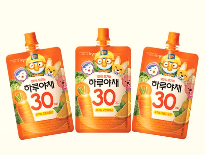 하루야채 뽀로로, 10개, 110ml