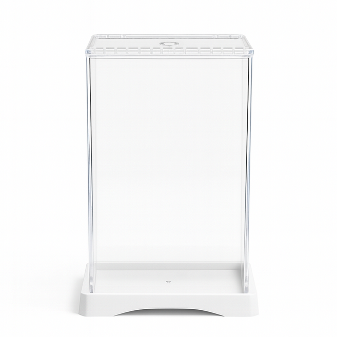 블랙피쉬 베타 미니 큐브 2.5L 수조 어항 케이스 베타키우기, 1개, 투명